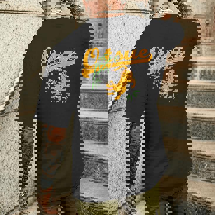 Bamboo And Tiger Of Otsu-E 大津絵 竹に虎バンブー タイガー メンズTシャツ バックプリント 彼への贈り物