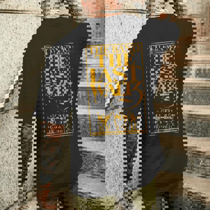 The Band The Last Waltz Yellow Print メンズTシャツ バックプリント 彼への贈り物