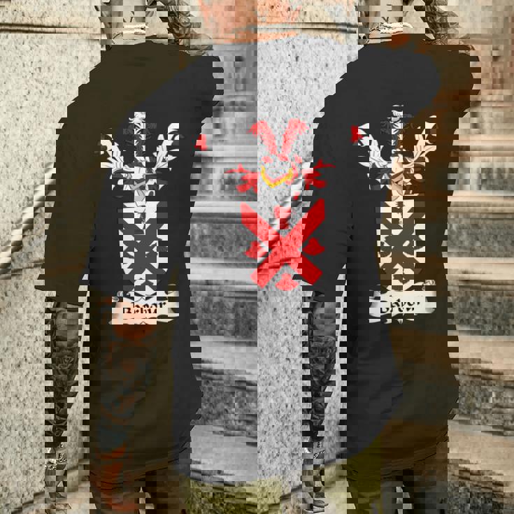 Barbour 紋章-家紋 長袖tシャツ メンズTシャツ バックプリント 彼への贈り物