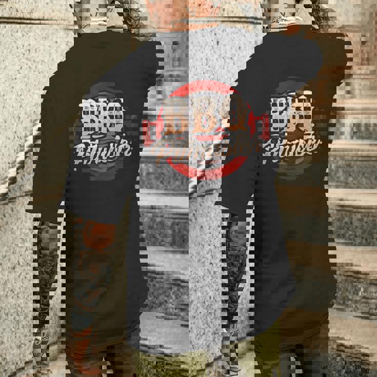 Bbq ピットマスター Bbqパーティーギフト ピットマスター メンズTシャツ バックプリント 彼への贈り物