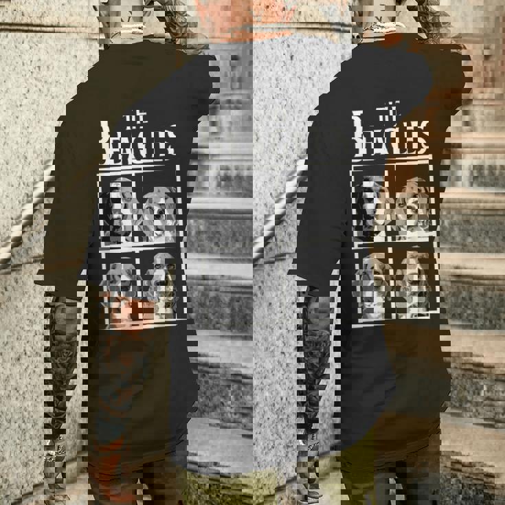 The Beagles Dog 面白いビーグル犬のオーナーギフト メンズTシャツ バックプリント 彼への贈り物