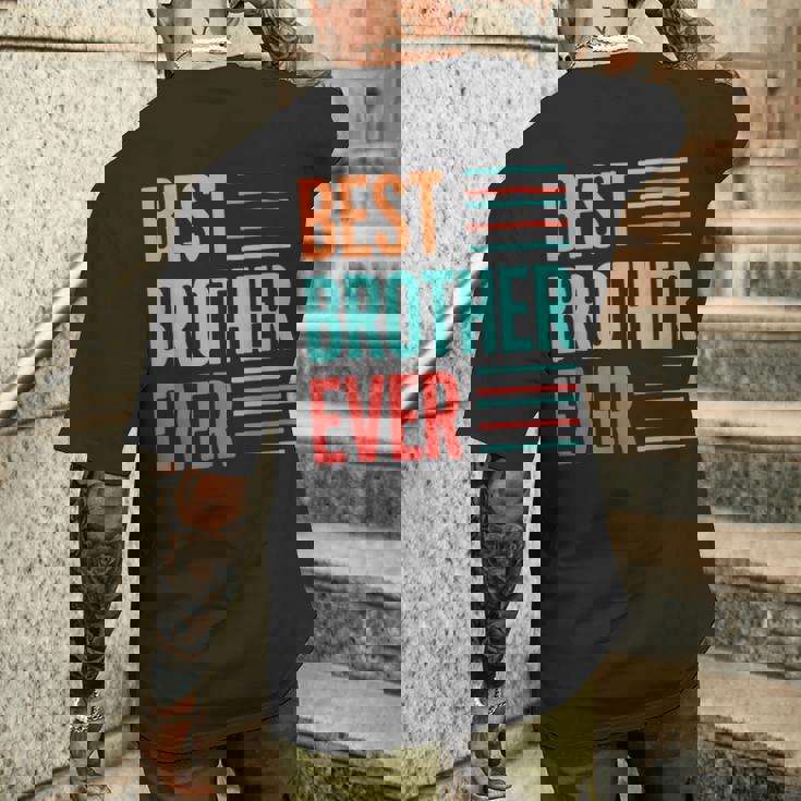 Best Brother Ever 引用デザイン。 メンズTシャツ バックプリント 彼への贈り物