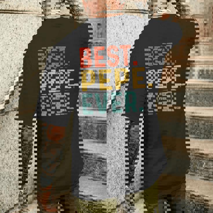 Best Pepe Ever レトロヴィンテージ ペペペへのユニークなギフト メンズTシャツ バックプリント 彼への贈り物