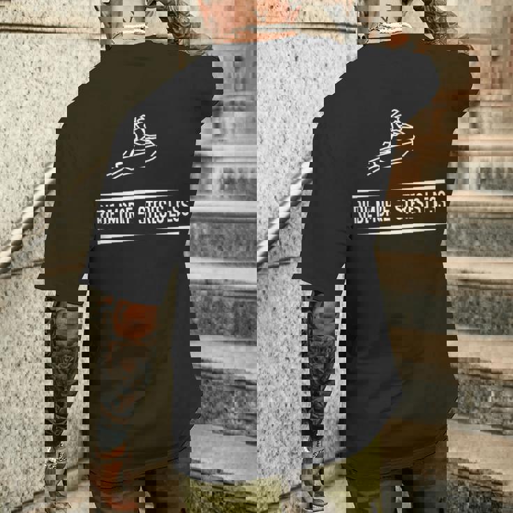 Big Wave -Eadoo Ride More、ストレスを軽減。 メンズTシャツ バックプリント 彼への贈り物