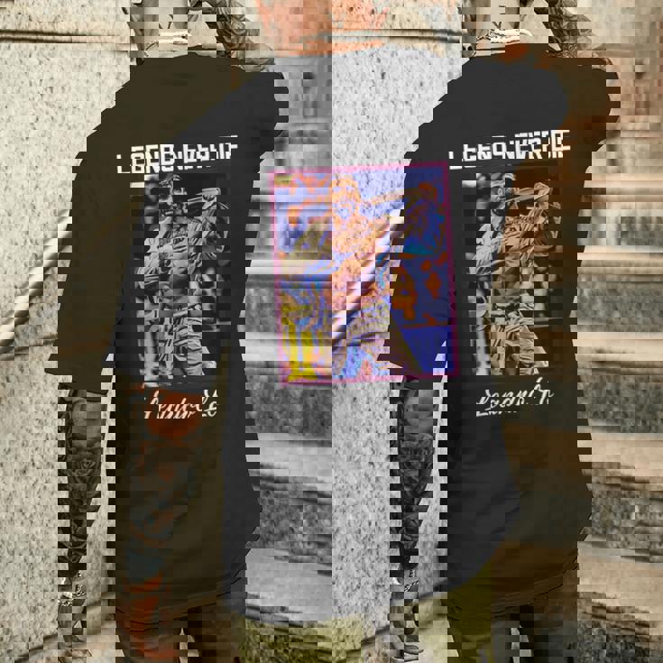 Bjj Legends Never Die Bjj Gi ブラジリアン柔術 メンズTシャツ バックプリント 彼への贈り物