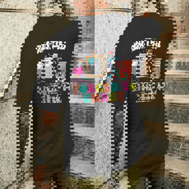 Born To Yap 強制的にチャートナース卒業 メンズTシャツ バックプリント 彼への贈り物