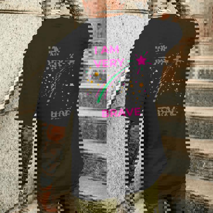 Bravery Presenthootingtar I Am Brave メンズTシャツ バックプリント 彼への贈り物