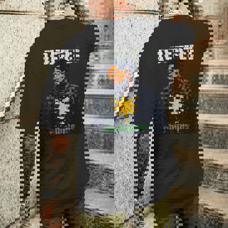 Bring Him Home ロドリゴ・ドゥテルテ フィリピン国旗 メンズTシャツ バックプリント 彼への贈り物