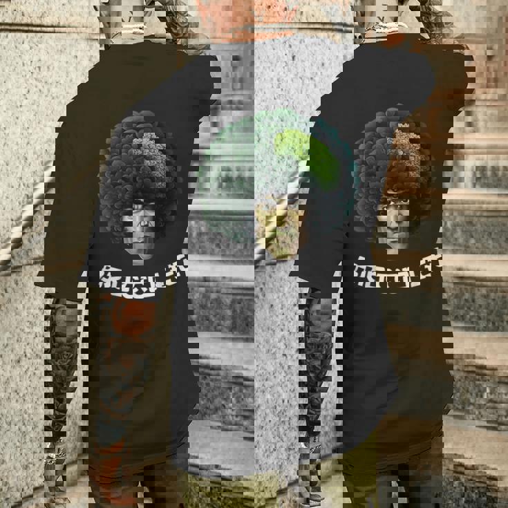 Brocco Lee ブロッコリー ブルースビーガン ベジタリアン ワードゲーム メンズTシャツ バックプリント 彼への贈り物