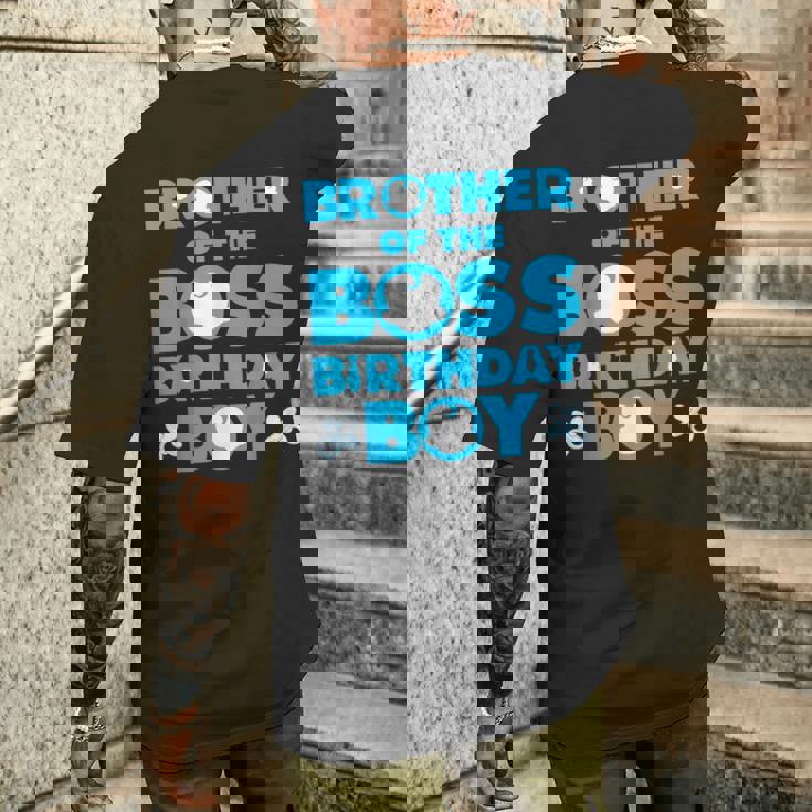 Brother Of The Boss 誕生日 男の子 赤ちゃん 家族 デコレーション メンズTシャツ バックプリント 彼への贈り物