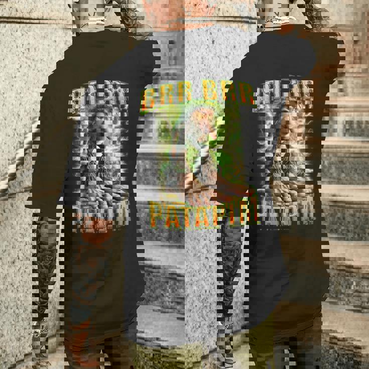 Brr Brr Patapim おもしろイタリアンミーム ブレイン パタピム ユーモア メンズTシャツ バックプリント 彼への贈り物