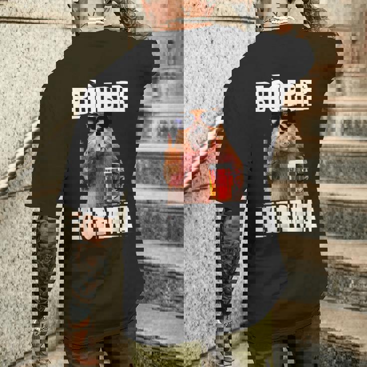 Bâbr クルワ ボバー マッチングビール Bâbr メンズTシャツ バックプリント 彼への贈り物