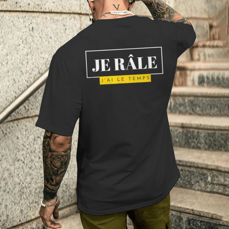 Cadeau Homme Humour Original Drôle Je Râle J'ai Le Temps T-shirt imprimé au dos Cadeaux pour lui