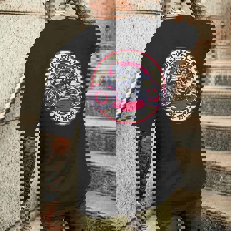 Cafe Racer フルスロットル ヴィンテージモーターサイクルtシャツ メンズTシャツ バックプリント 彼への贈り物