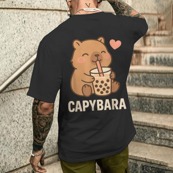 capibara-con-bubble-tea-kawaii-capybara-amante-degli-animali-t-shirt-da