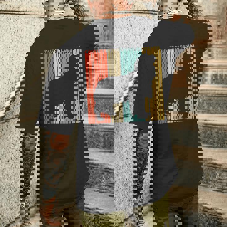 Cavalier King Charlespaniel キャバリア・キング・チャールズ・スパニエル メンズTシャツ バックプリント 彼への贈り物