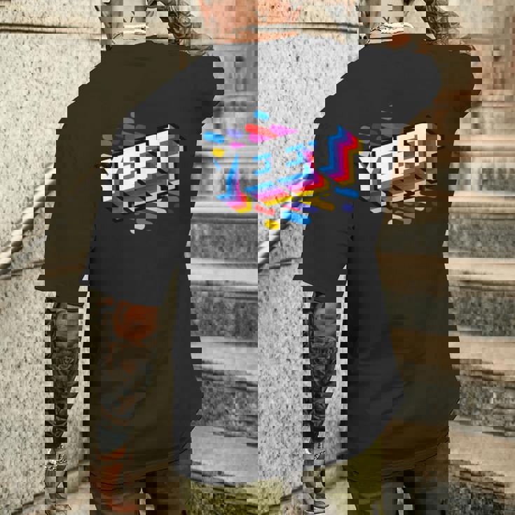 Celebration Yeet キッズ トレンディ ミーム スローガン Yeeting メンズTシャツ バックプリント 彼への贈り物