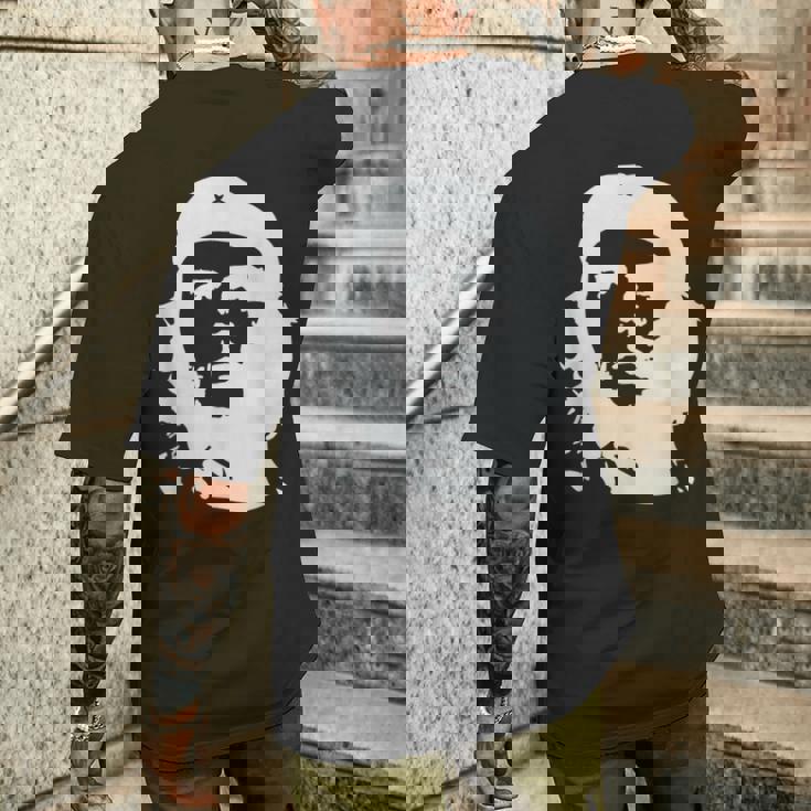 Che Guevara キューバ革命 反乱軍 フィデル カストロ 葉巻 キューバ メンズTシャツ バックプリント 彼への贈り物