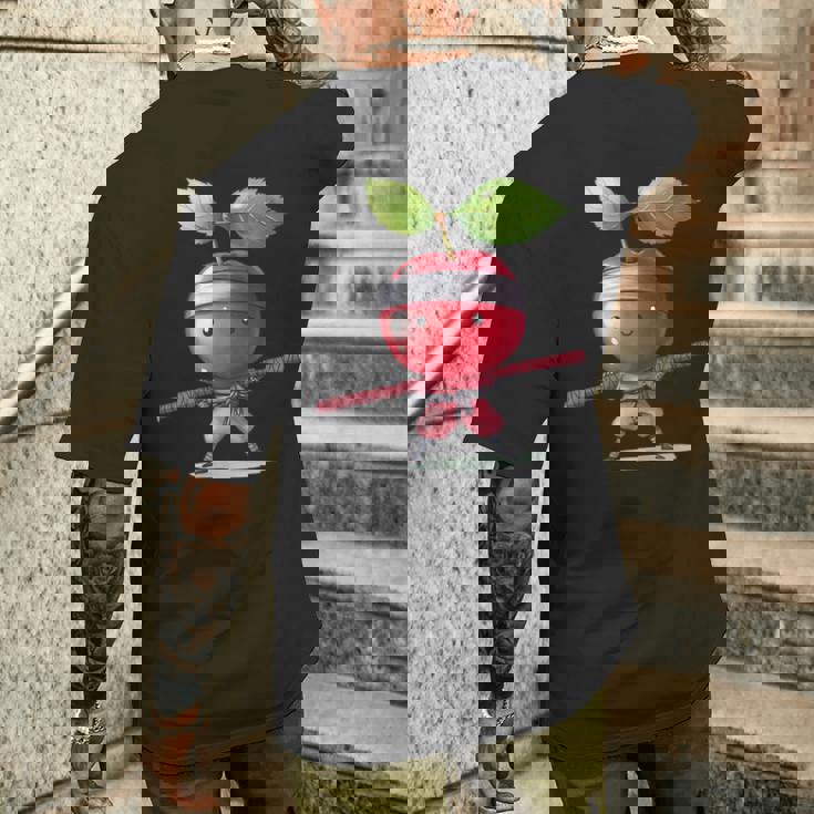 Cherry Ninja かわいいtシャツ メンズTシャツ バックプリント 彼への贈り物