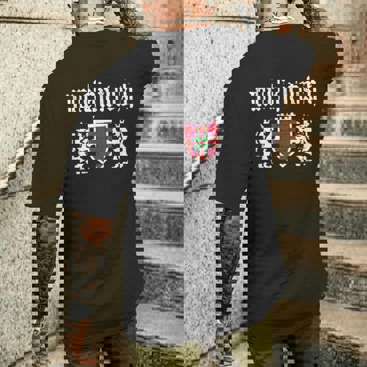 Clan Mackintosh タータン スコットランドチェック マッキントッシュクラン メンズTシャツ バックプリント 彼への贈り物