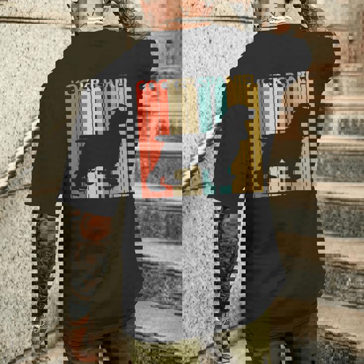 Cockerpaniel アメリカン・コッカー・スパニエル メンズTシャツ バックプリント 彼への贈り物