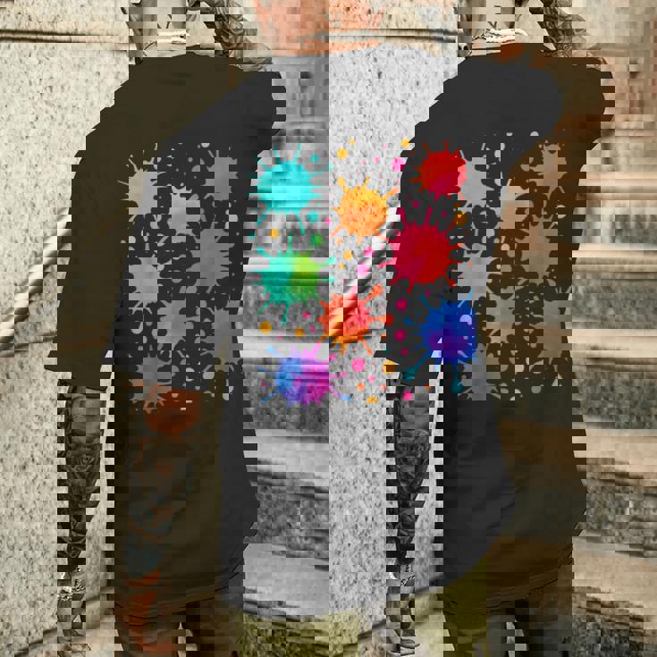 Colorplash アートtシャツ メンズTシャツ バックプリント 彼への贈り物