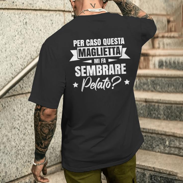 Compleanno Uomini Calvi Divertente Papà Calvo Festa Del Papà T-shirt da uomo con stampa posteriore Regalos para él