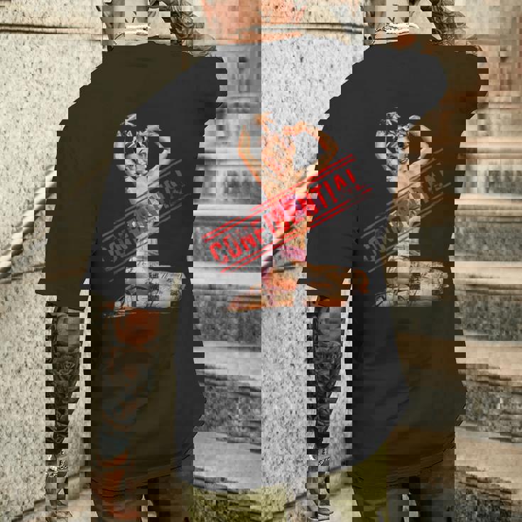 Confidential ピンナップガール メンズTシャツ バックプリント 彼への贈り物