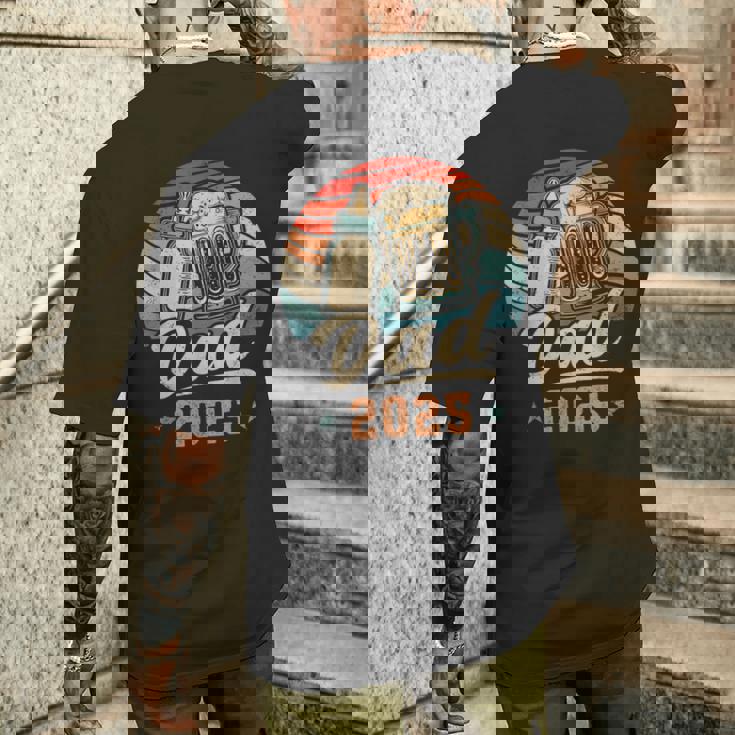 Dad 2025 年のパパ 初めての父の日 若いパパ 新しいパパ メンズTシャツ バックプリント 彼への贈り物