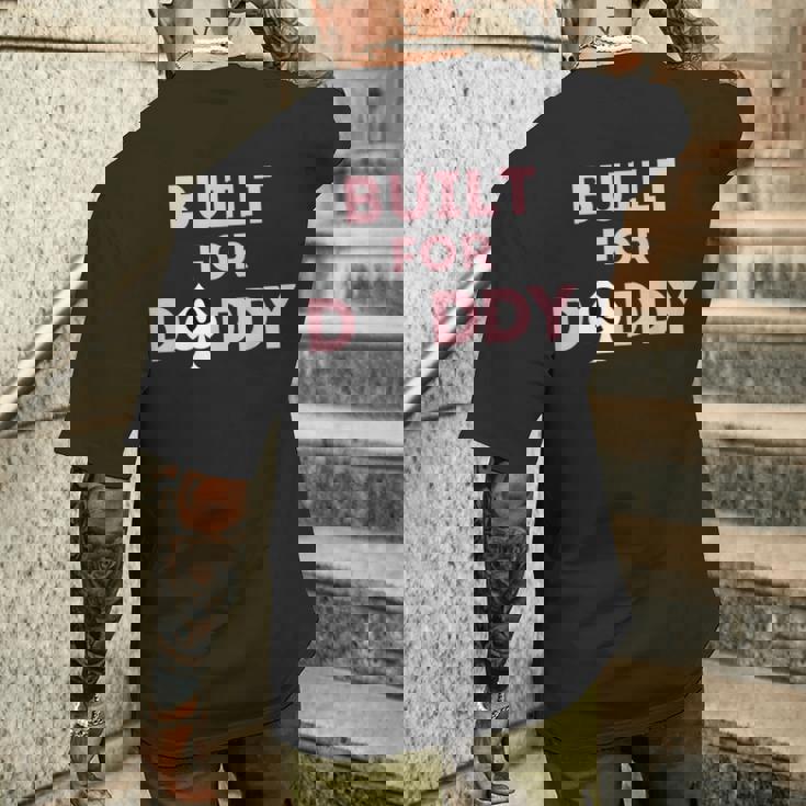 Daddy Qos用に作られています ピンク セクシー スペードの女王 ギフト メンズTシャツ バックプリント 彼への贈り物