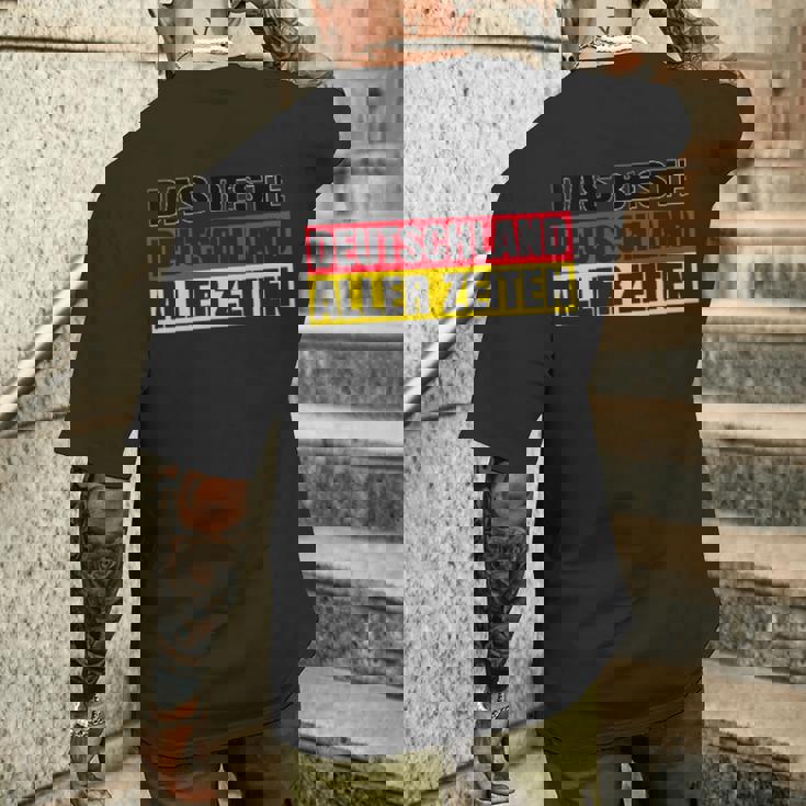 Das Beste Deutschland Aller Zeiten。 メンズTシャツ バックプリント 彼への贈り物