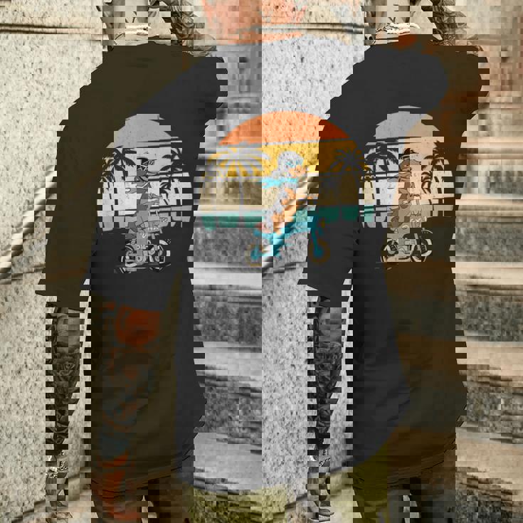 Dax ミニチュア ダックス フンドt 125 Cc バイク ミニ モト スクーター バイク ペット 小型犬 可愛い メンズTシャツ バックプリント 彼への贈り物