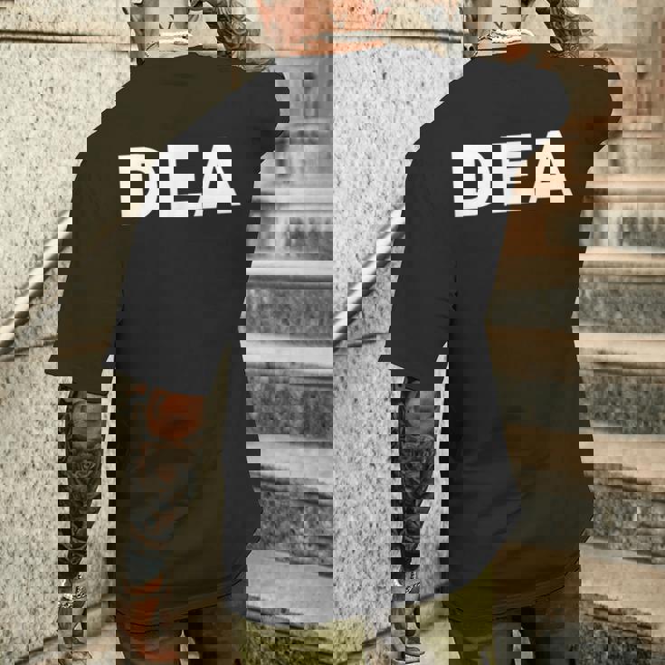 Dea エージェント 麻薬取締局 前後 メンズTシャツ バックプリント 彼への贈り物