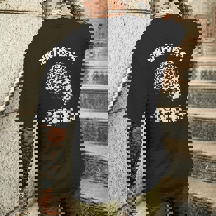 Denken Kostet Extra メンズTシャツ バックプリント 彼への贈り物