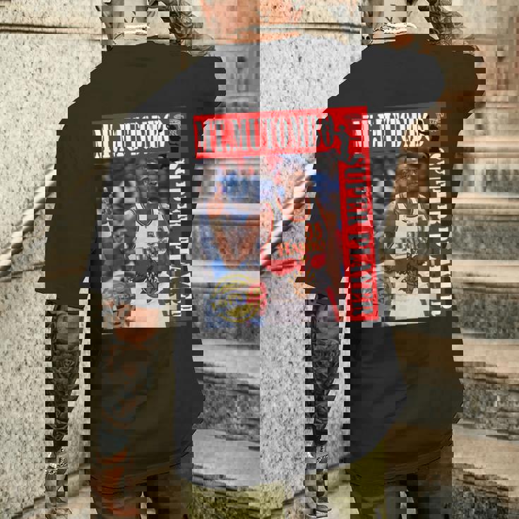 Dikembe Mutombo_Nba_001 メンズTシャツ バックプリント 彼への贈り物