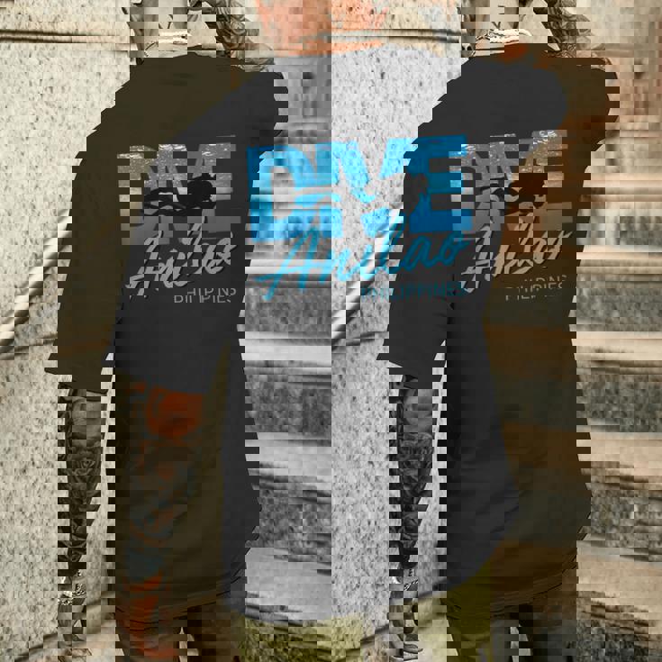 Dive Anilao フィリピンスキューバダイビングトリップダイバーtシャツ メンズTシャツ バックプリント 彼への贈り物