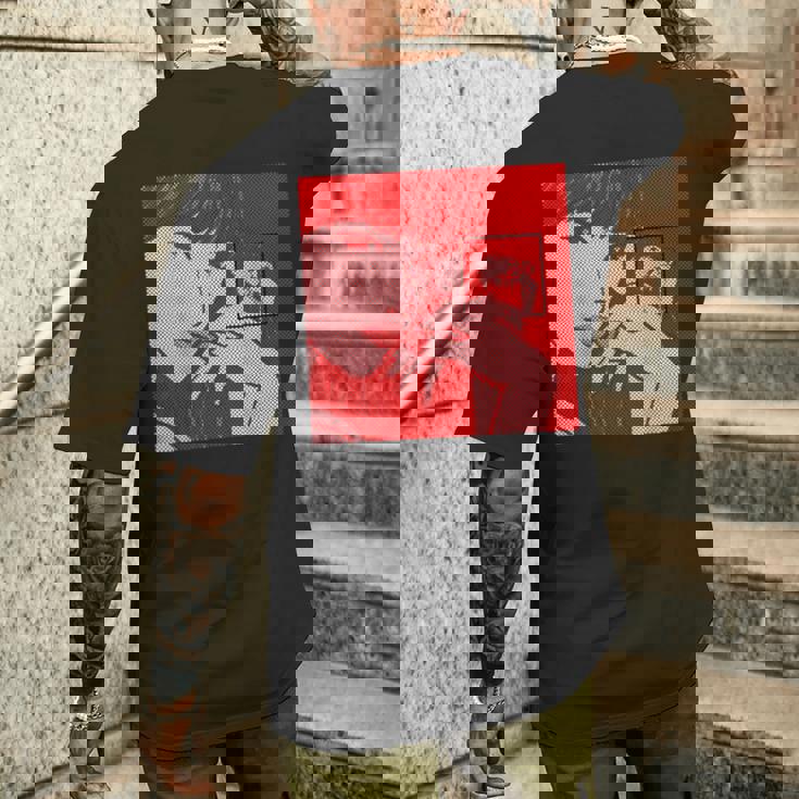 Dot Pattern Original Icon Official Illustration Red メンズTシャツ バックプリント 彼への贈り物