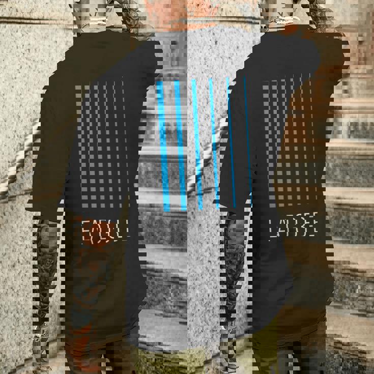 Eadgbe 6弦ギタープレーヤー&ギタリスト クール メンズTシャツ バックプリント 彼への贈り物