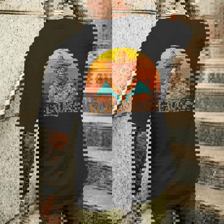 Elquatcho メキシカン ビッグフット サスカッチ シンコ・デ・マヨ メンズ キッズ メンズTシャツ バックプリント 彼への贈り物