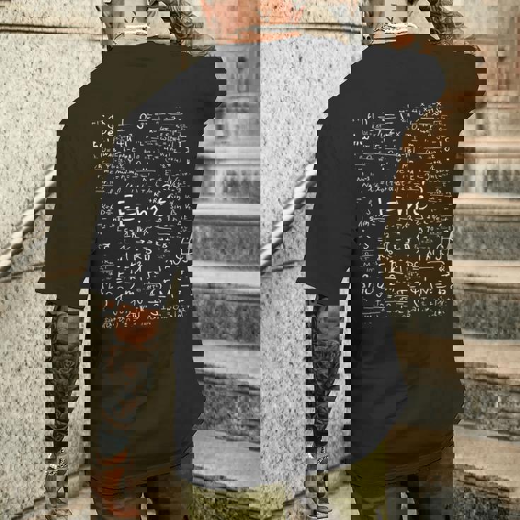 EMc2 光理論物理相対性理論のエネルギー質量速度 メンズTシャツ バックプリント 彼への贈り物