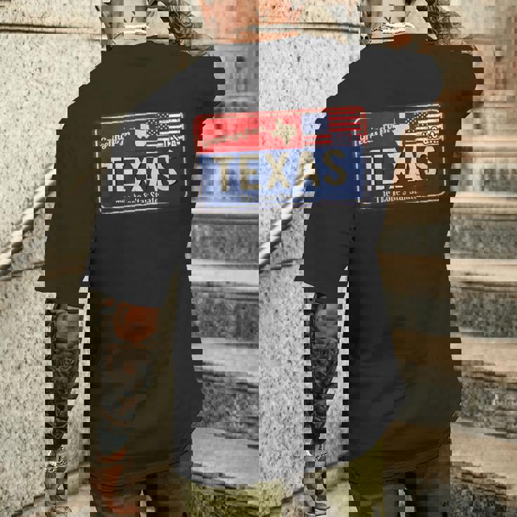 Enjoy Wear Cool Texas Wildintage Texas Usa メンズTシャツ バックプリント 彼への贈り物