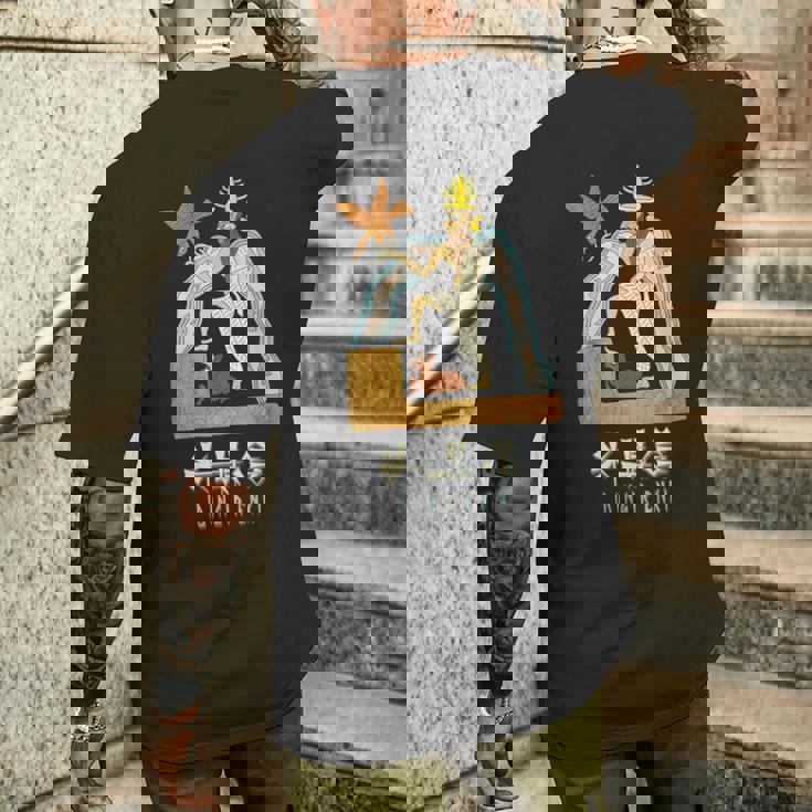 Enki God アヌンナキ メンズTシャツ バックプリント 彼への贈り物