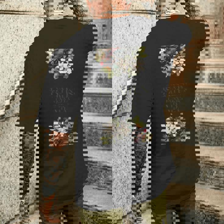 Estar En Danza Laida ボタニカルアート メンズTシャツ バックプリント 彼への贈り物