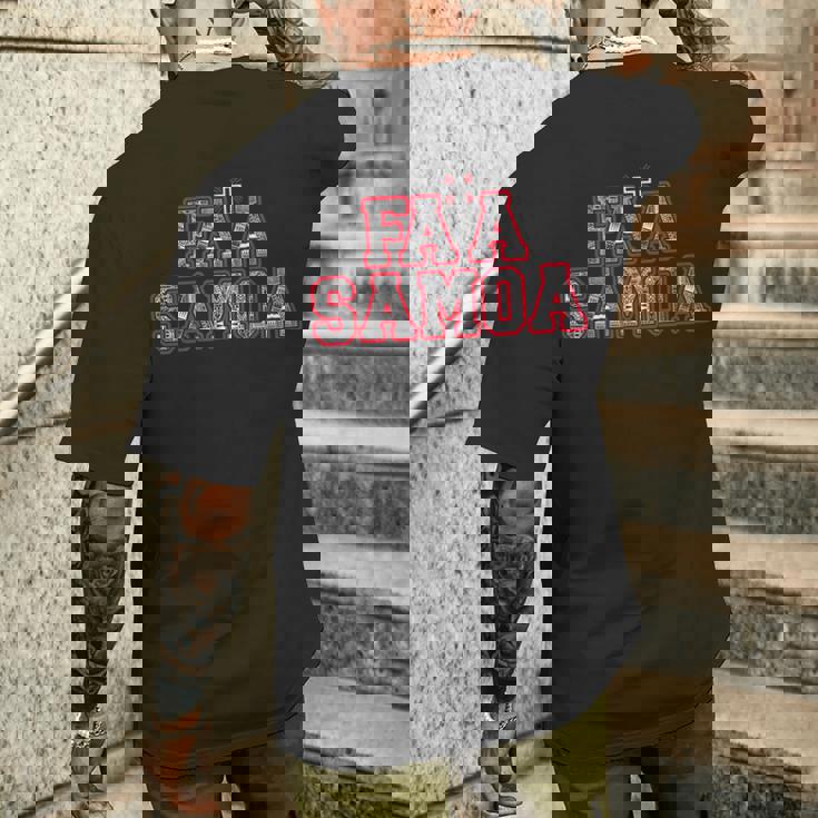 Fa'a サモア服 メンズTシャツ バックプリント 彼への贈り物