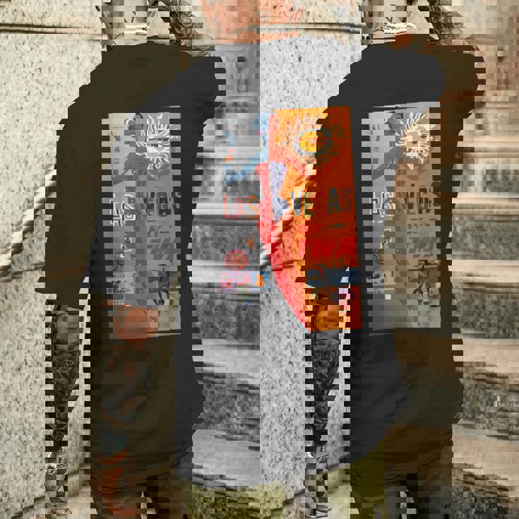 Fly Twa ラスベガス ビンテージ トラベルtシャツ メンズTシャツ バックプリント 彼への贈り物