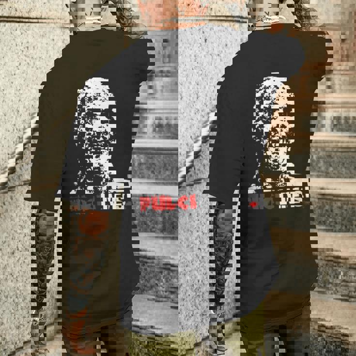 Fulci Livesゾンビホラー映画tシャツ メンズTシャツ バックプリント 彼への贈り物