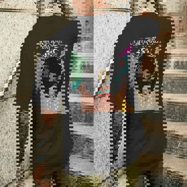 Funk &Oul Patrol 70年代80年代ビンテージアフログラフィックミュージックシャツ メンズTシャツ バックプリント 彼への贈り物