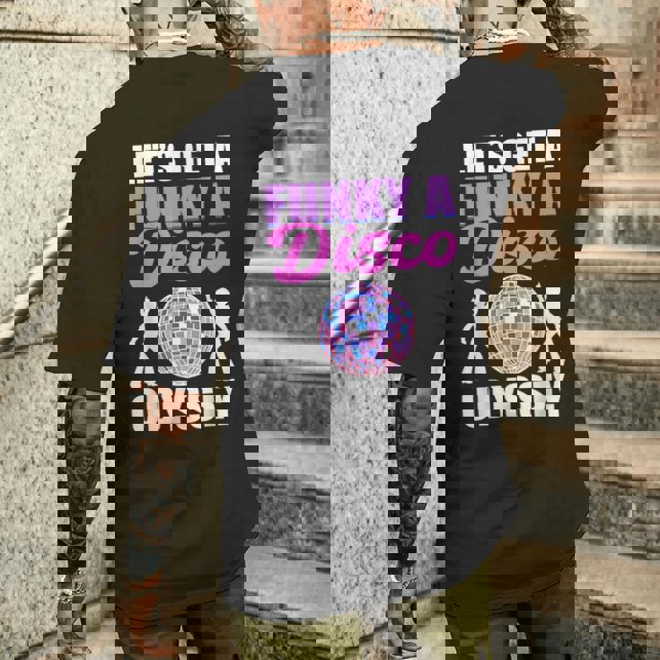 Funkyoul Music Lovers ヴィンテージ グルーヴィーディスコ メンズTシャツ バックプリント 彼への贈り物