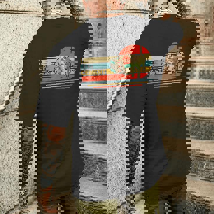 Cat Meme Internet Quote I Eat セメント メンズ レディース クール メンズTシャツ バックプリント 彼への贈り物