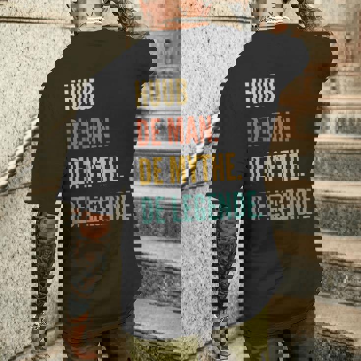 Dutch First Name Huub メンズTシャツ バックプリント 彼への贈り物